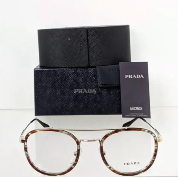Brand New Authentic Prada Eyeglasses VPR 66X 06A - 1O1 Frame 50Y - Picture 2 of 6